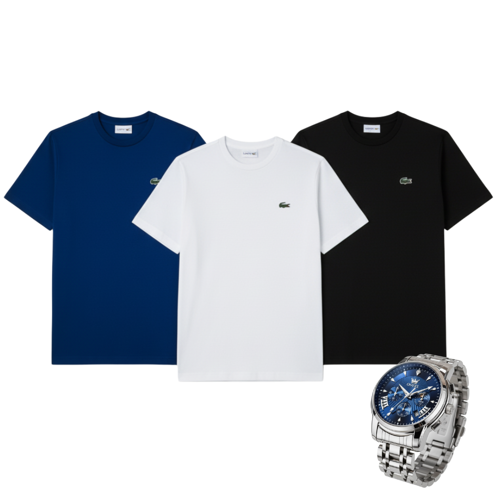 Buy 1, Get 3 – LCT Premium T-Shirt + Free Premium Watch