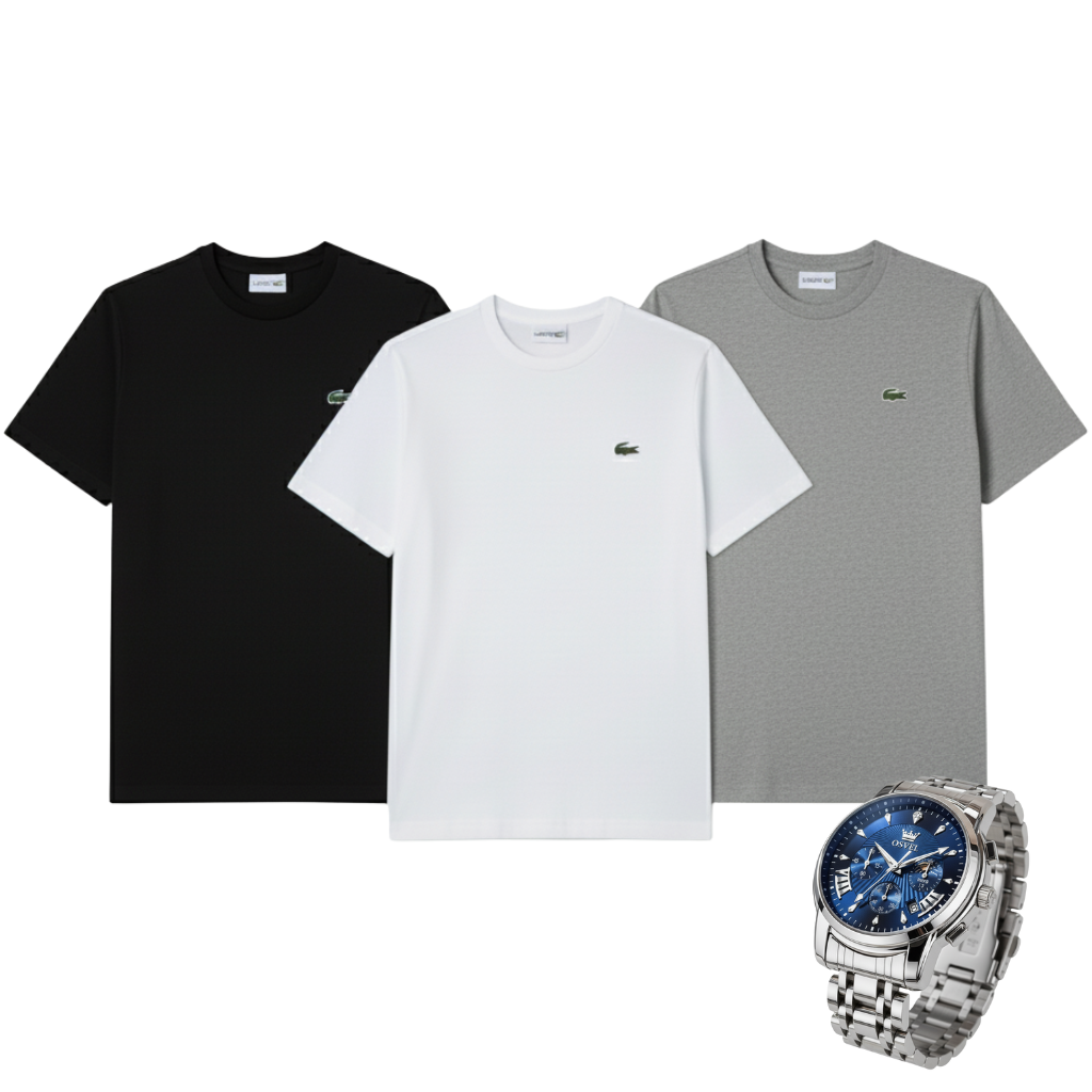 Buy 1, Get 3 – LCT Premium T-Shirt + Free Premium Watch