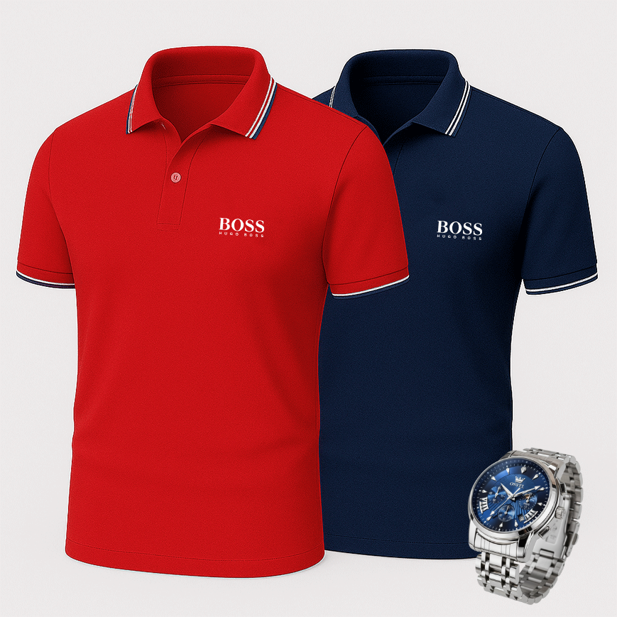 Buy 2 Polos, Pay 1 – Get a Free Exclusive Watch