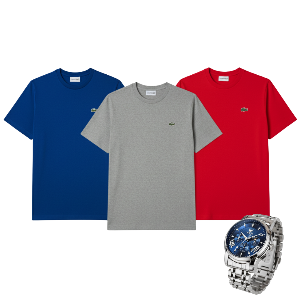 Buy 1, Get 3 – LCT Premium T-Shirt + Free Premium Watch